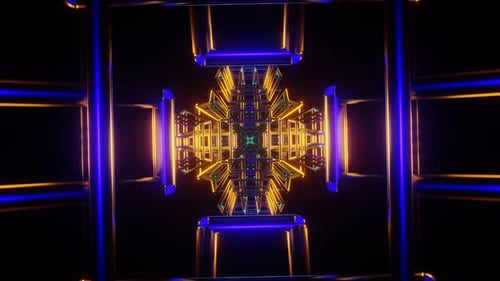 Disco Lights Shine in This Colorful Neon VJ Loop Backdrop