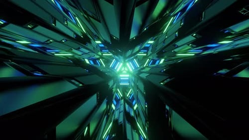 Tunnel Green Background