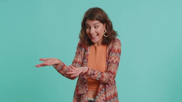 Woman Raising Hands Asking What Why Reason of Failure Anti Lifehacks ...