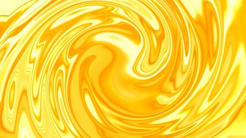 Golden Swirl Fluid Abstract Background Animation