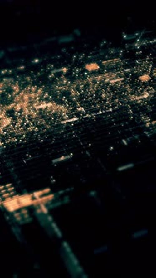 Futuristic Data Matrix Simulation Background 47