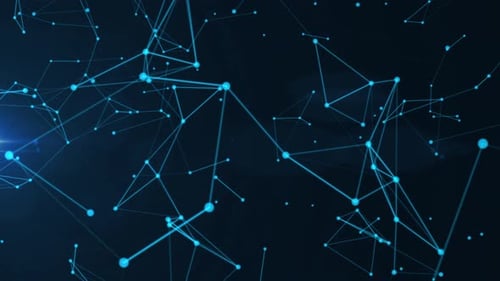 Abstract Digital Network Connections Background