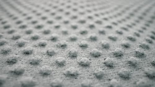 Gray Dimpled Fabric Macro Close Up