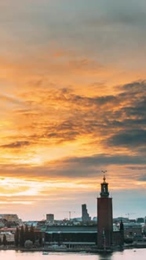 Stockholm Sweden Skyline Cityscape Famous