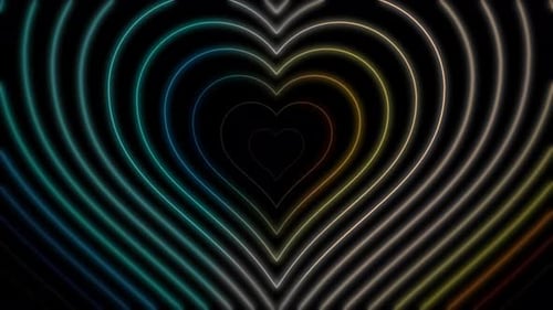 Loop Heart background animation