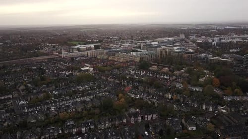 Cambridge Centre, drone, look from sky, Cambridge Carter Bridge, ibis Cambridge Central Station