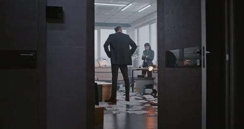 Robbery Case in Office Room Crime Investigation Team Working