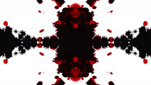 Peinture à l'encre abstraite à tartiner Mirror Illusion 24