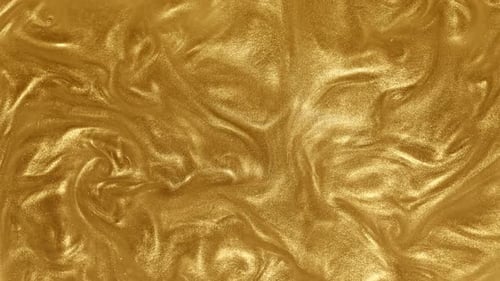 Abstract Liquid Gold Shimmering Texture