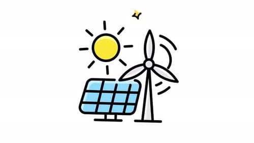 Renewable Energy Solar Panel & Wind Turbine