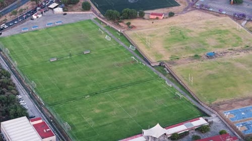 Aerial View of Outdoor Sports Facilities