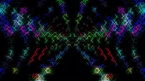 Dynamic Futuristic Glowing Abstract Network Background