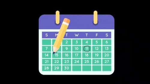 Marking Important Days on Calendar Alpha Channel
