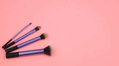 Farbpalette für Make-up-Pinsel