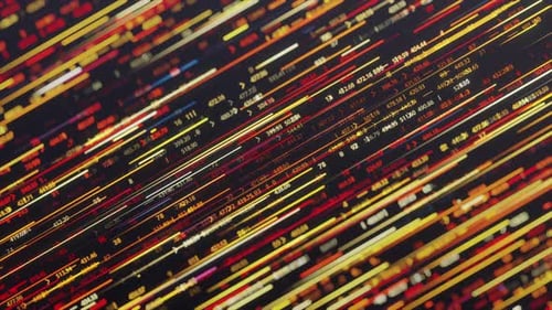 Collection Lucent Zoom : lentille anamorphique scintillante avec des stries radiales se déplaçant le long du côté