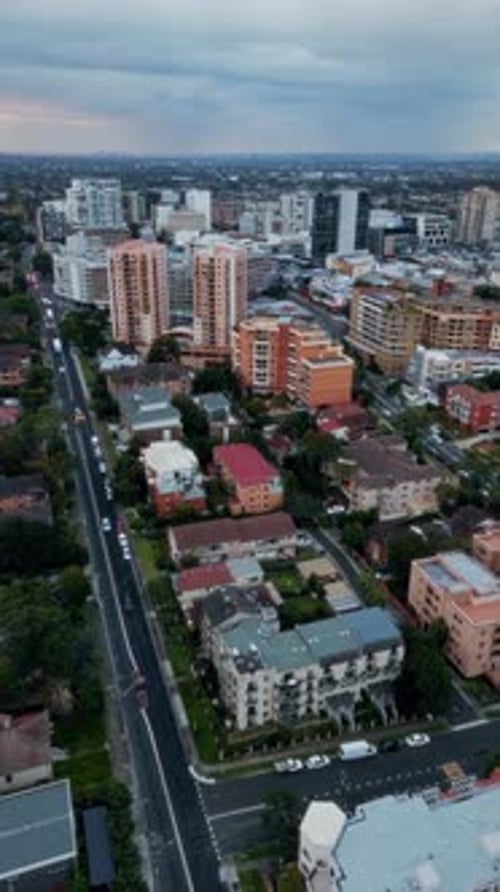Sydney City Seen From A High Observation Point Uhd