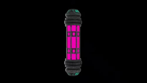 Scifi Pink Energy Cell Alpha Loop