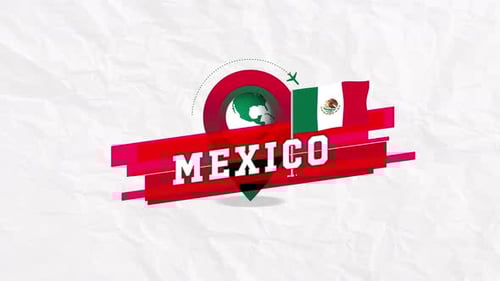 Country: MEXICO. Location and its flag