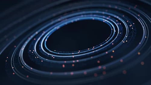 Flowing digital lines background