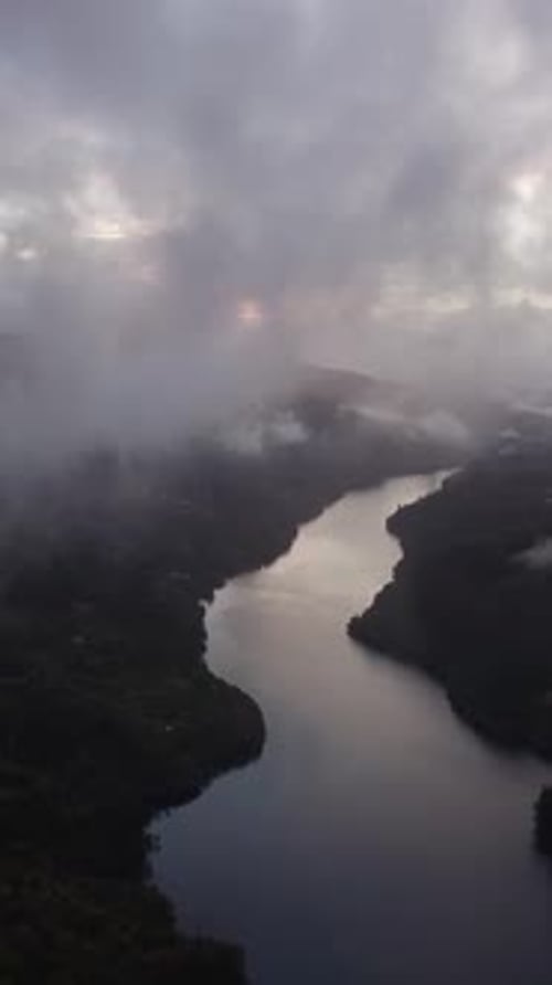 Vertical Video of Mystical River