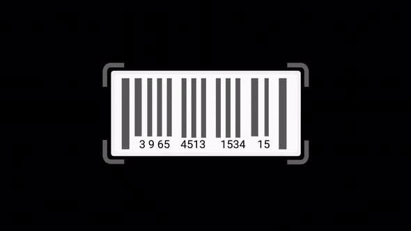 Animated Barcode Scan in Flat Design, Elements Motion Graphics ft ...