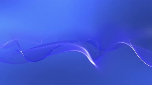 Abstract Wavy Lines Digital Flow Background Loop