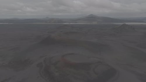 Dramatic Volcanic Landscape in Iceland