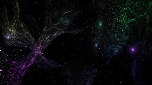 Ilustración digital de una nebulosa