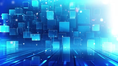 Blue Corporate Background Loop