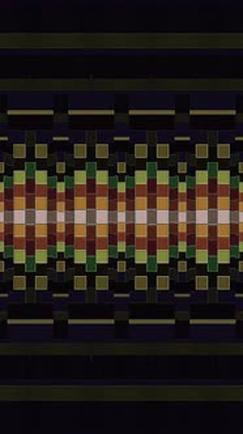 Rhythmic Geometric Squares Abstract Looping Pattern Background