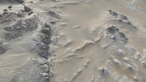 Desert Landscape with Contrasting Terrain
