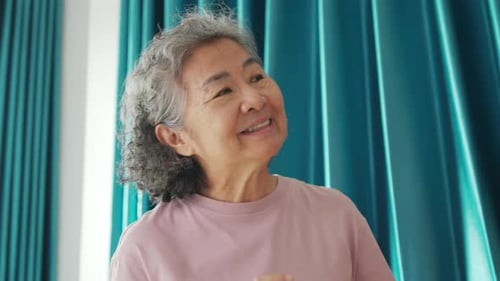 Seniors Enjoying Music Together at Home