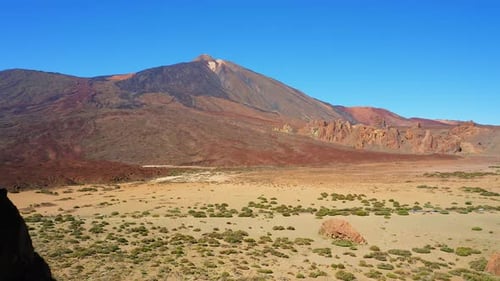 Teide Rock Formations with Volcanic Landscape