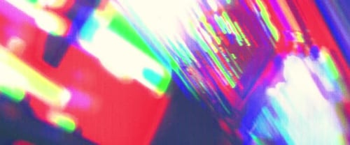 4k Vibrant Glitch Aesthetic