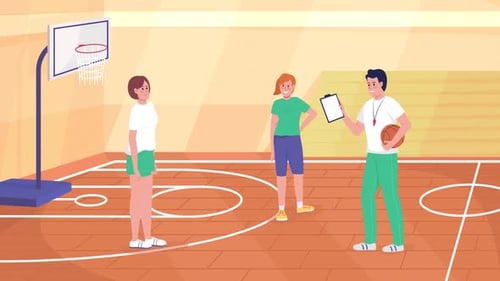 Animated Physical Education in Gym
