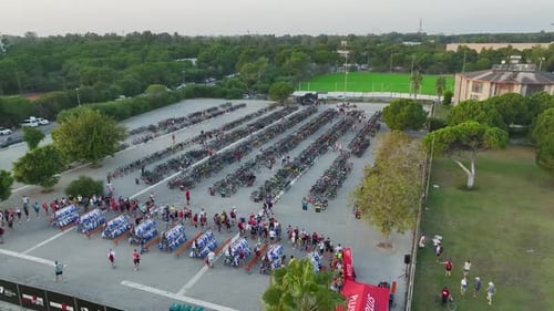 Aerial View Triathlon Tranquility The Peaceful Competitor