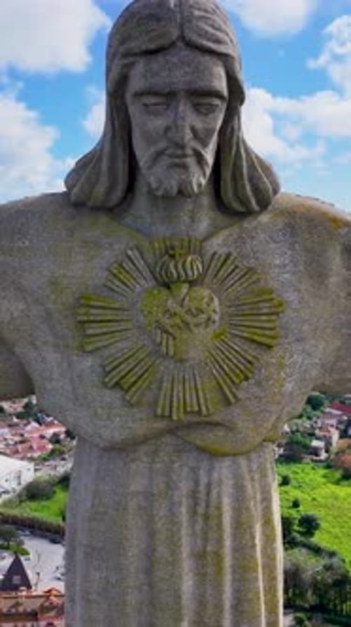 Christ The King At Lisbon In Lisbon District Portugal.