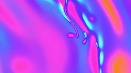 Vibrant Gradient Liquid Flow Abstract Motion Background