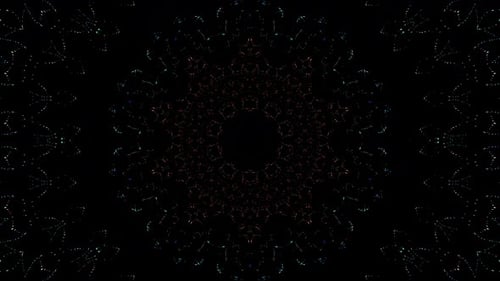 Abstract background moving stripes and flashing with shining light lines Animation with circles