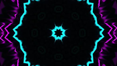 Bright Glowing Loop Background