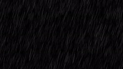 falling rain over black background. rainy weather background.