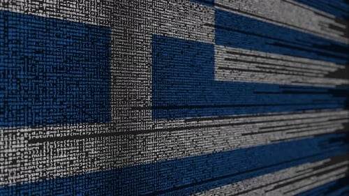 Código de Programa e Bandeira da Grécia