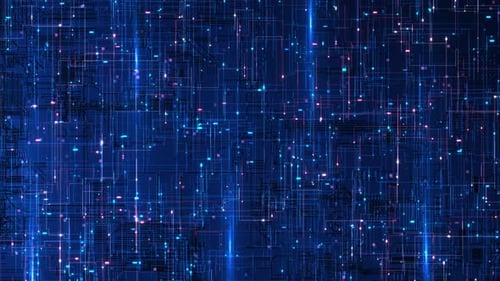 Futuristic Circuit Board Network Background Glowing Lines Technology Visuals IT Presentations