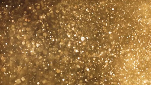 Goldenes Bokeh