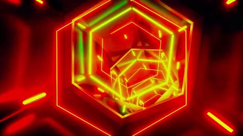 Psychedelic Infinite Tunnel Background Video