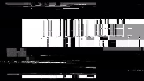 Digital Glitch Noise Transition Overlay Effect