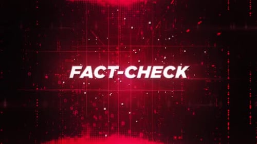 Fact-Check Text Reveal in Futuristic Digital Style