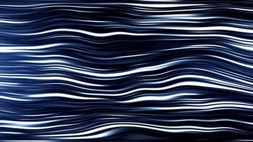 Abstract Glowing Wavy Lines Background Loop