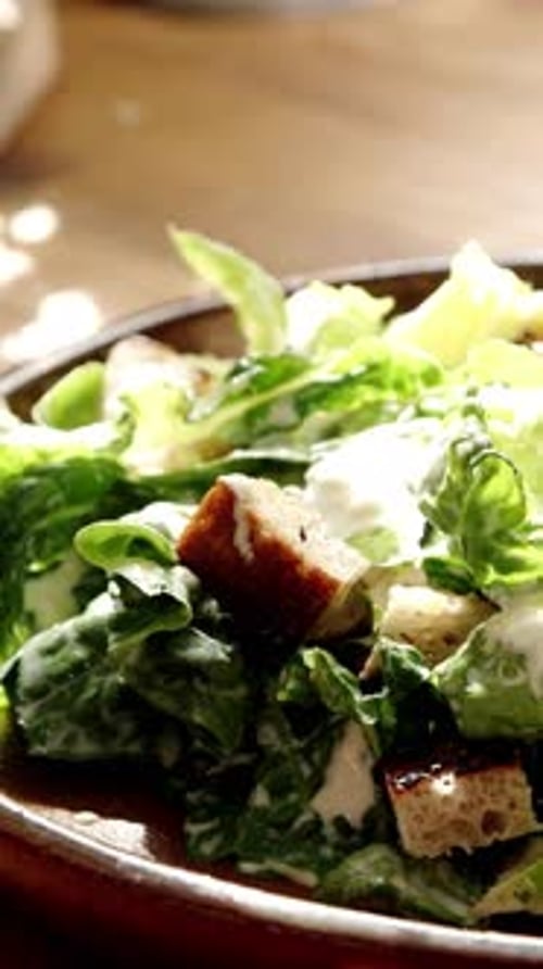 Vertical View Of Mixed Salad