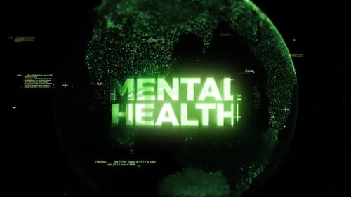 Futuristic Digital Title Animation: Mental Health Global Theme
